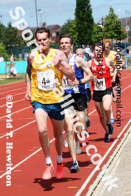 Senior mens 5000 metres, 2021 Northern Senior and Under-20s Champs., Leigh. Photo: David T. Hewitson/Sports for All Pics